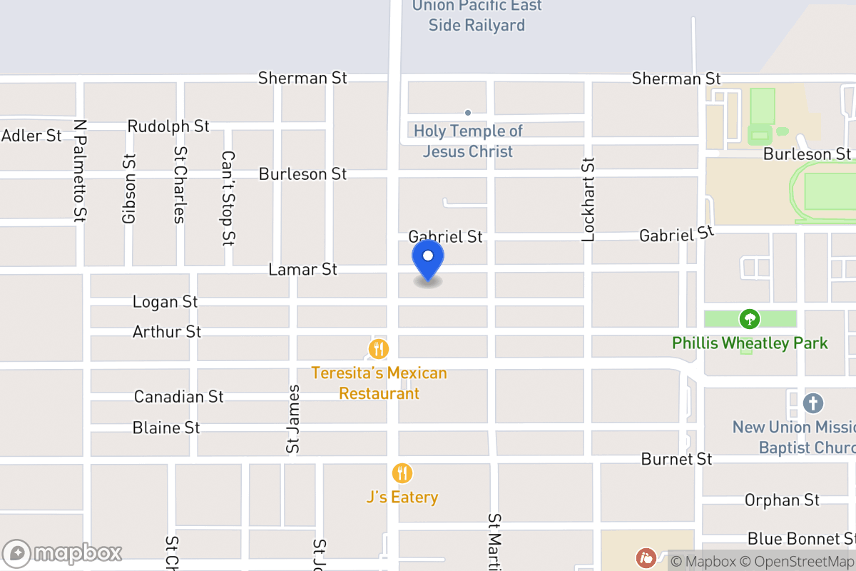 Map of 1312  Lamar