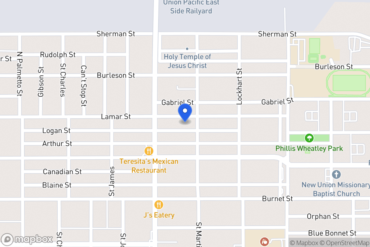 Map of 1324  Lamar