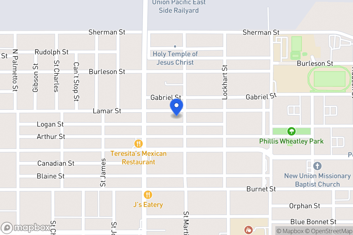 Map of 1328  Lamar