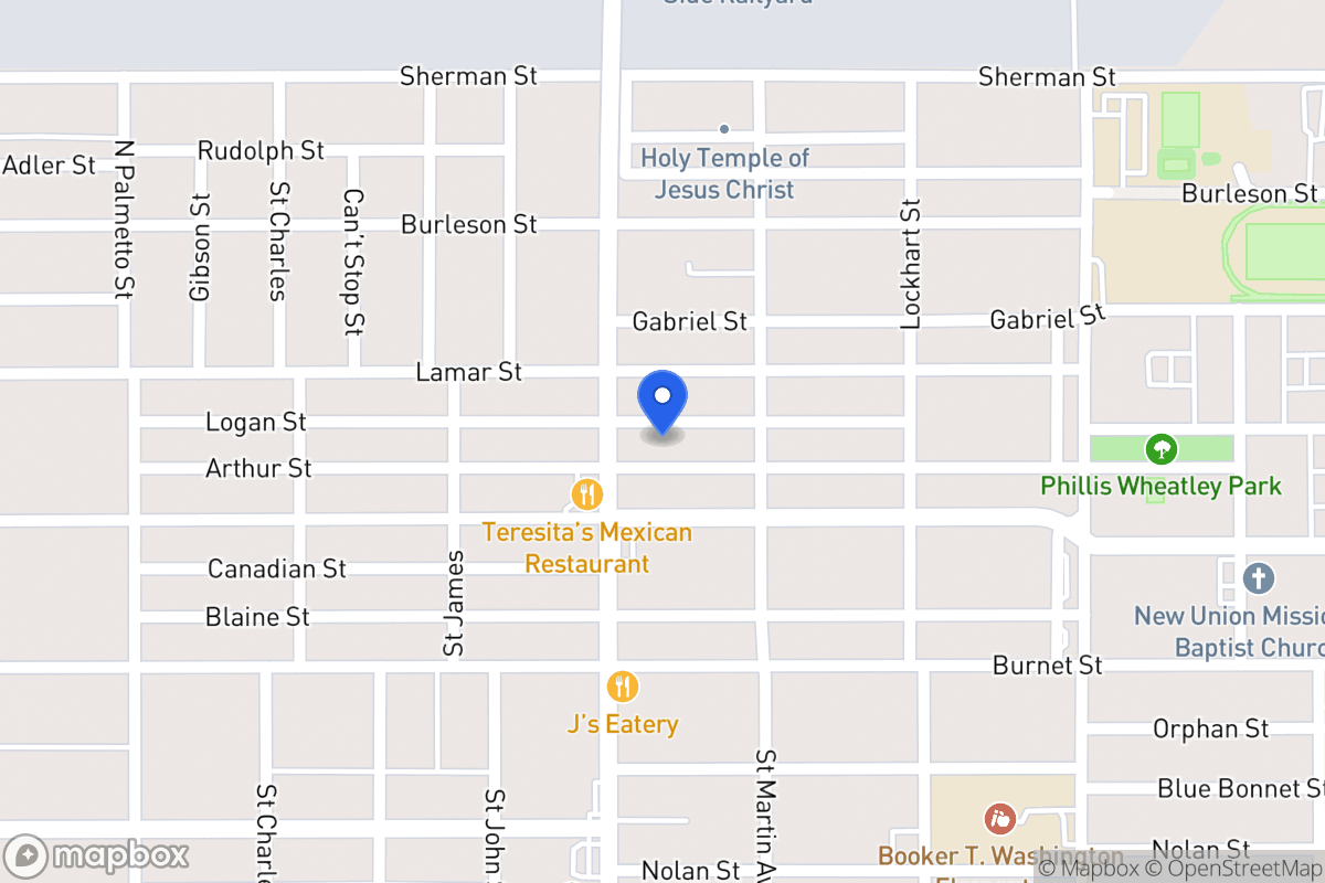 Map of 415  Arthur St
