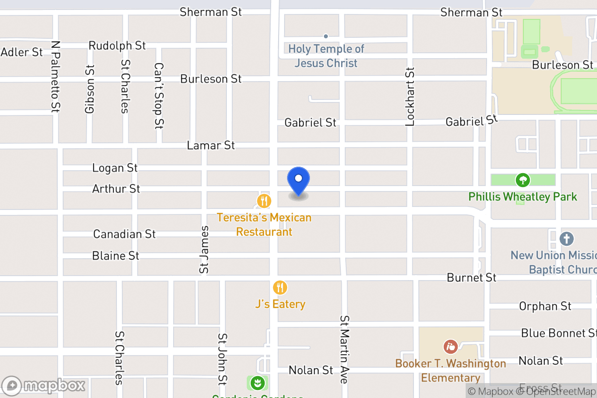 Map of 1415  Hays St