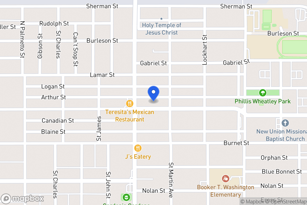 Map of 1419  Hays St