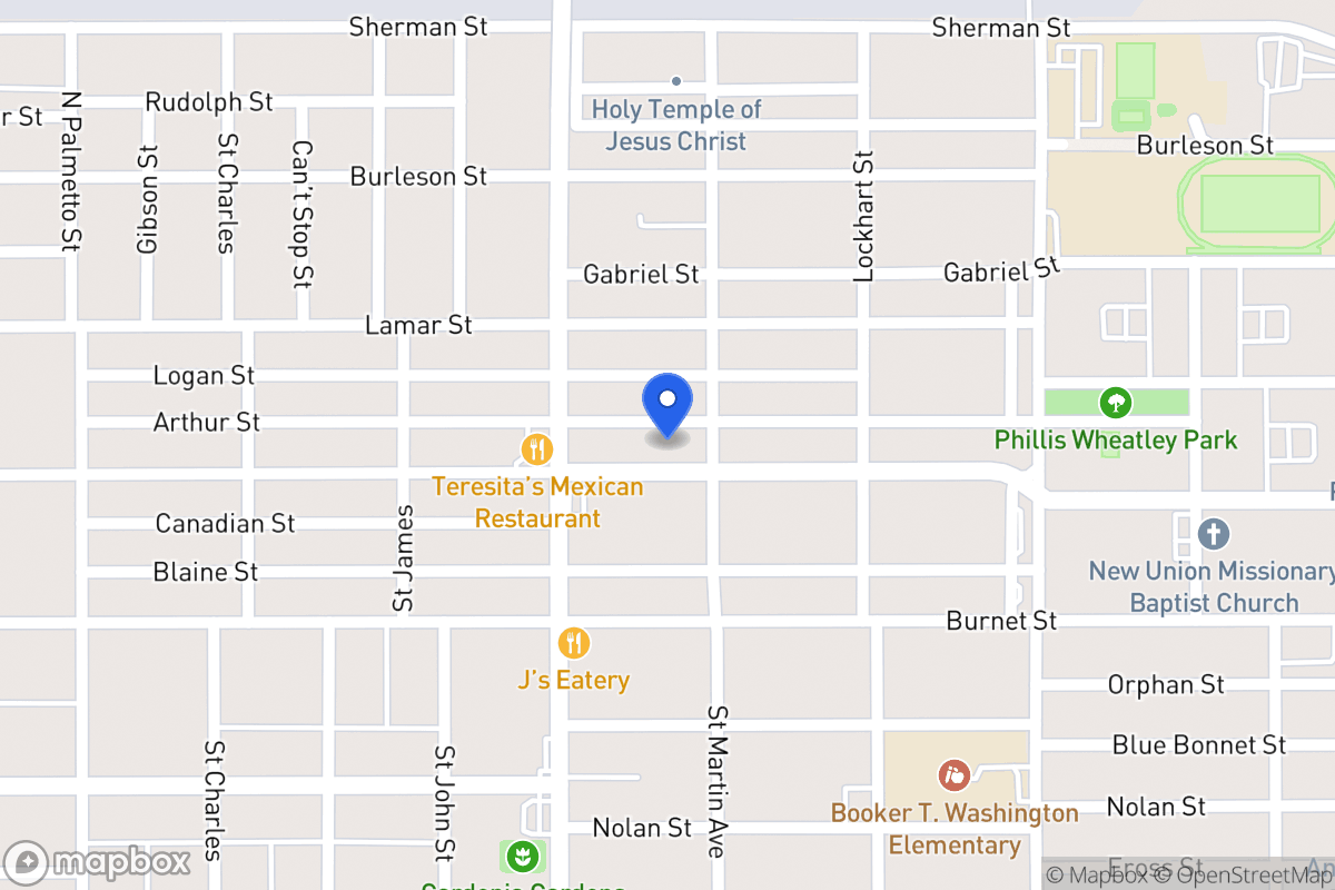 Map of 1427  Hays St