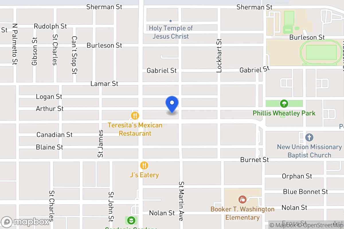 Map of 1435  Hays St