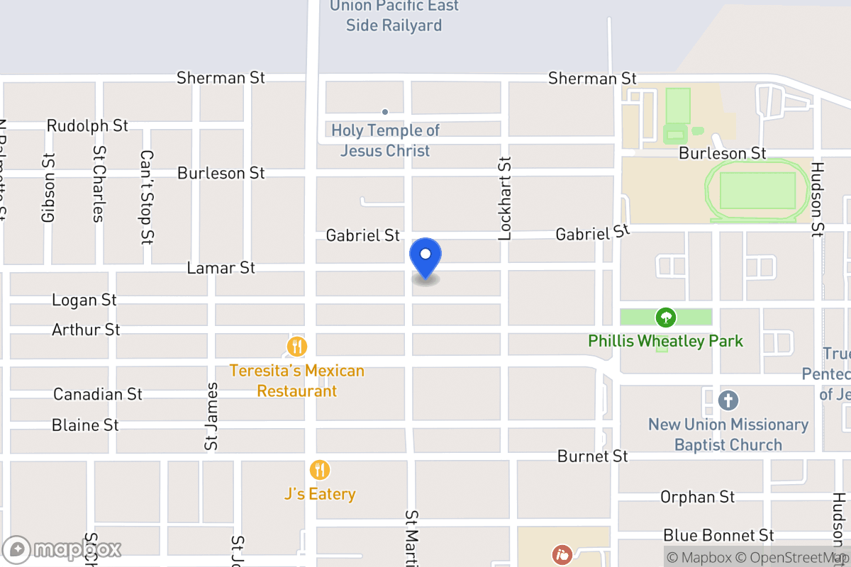 Map of 1404  Lamar