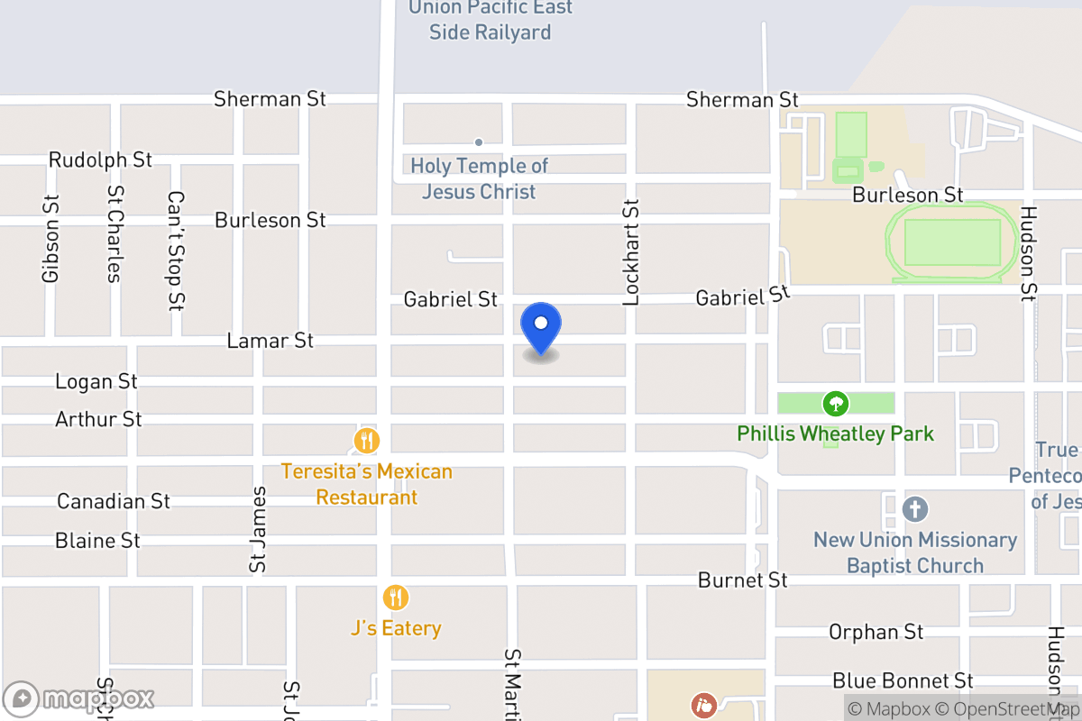 Map of 1406  Lamar