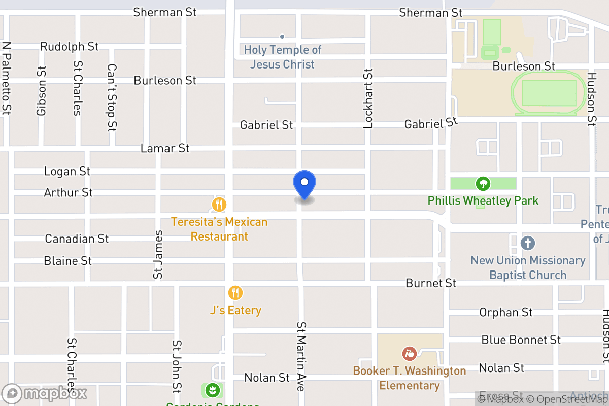 Map of 1501  Hays St