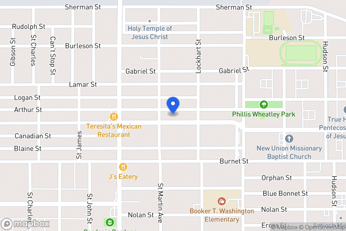 Map of 1509  Hays St