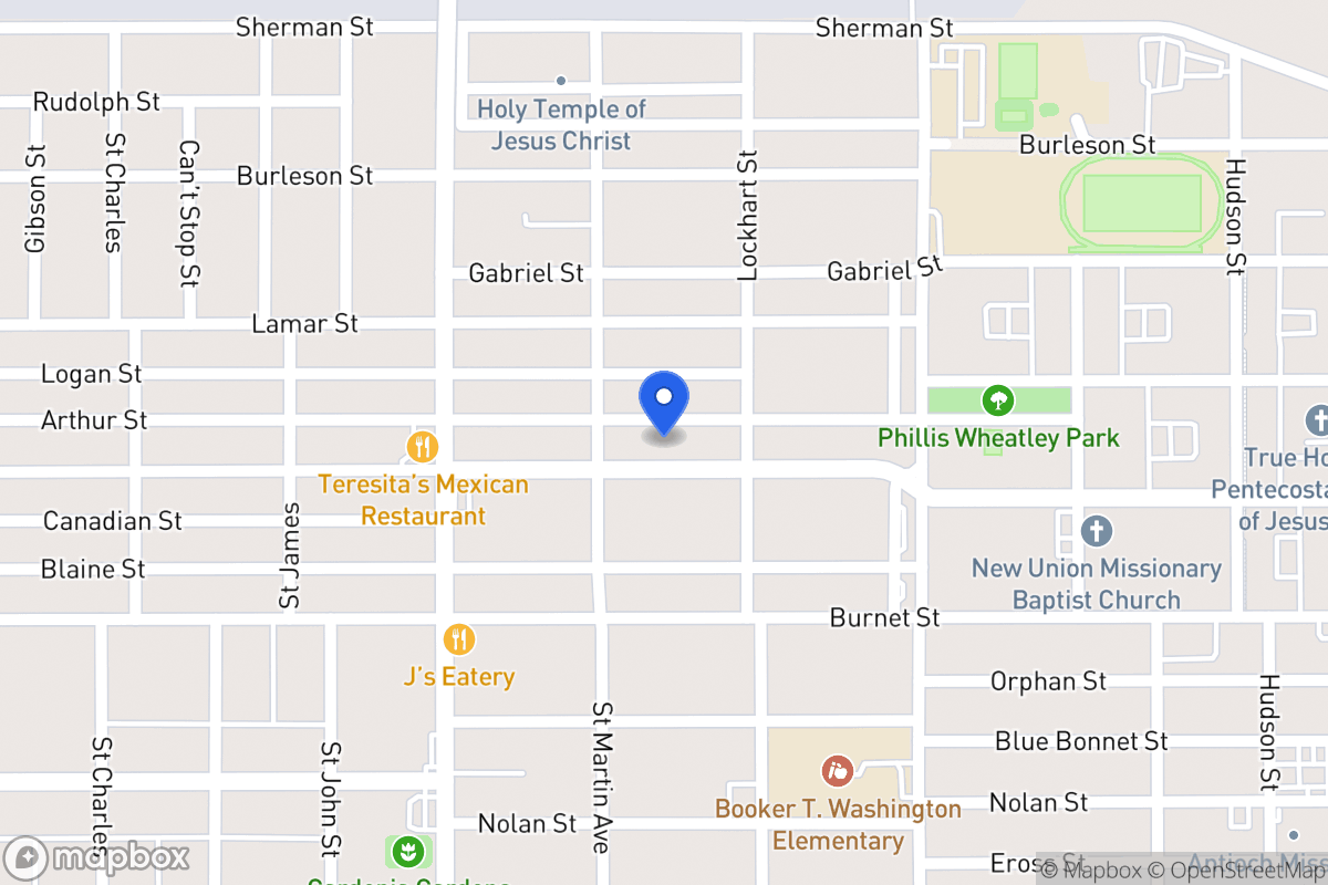 Map of 1511  Hays St
