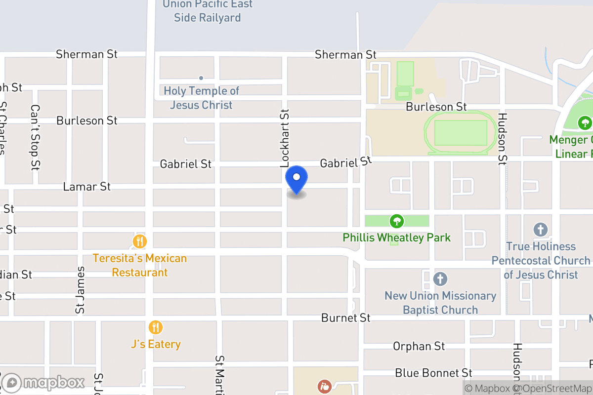 Map of 1506  Lamar