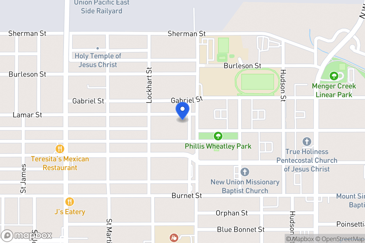 Map of 1534  Lamar