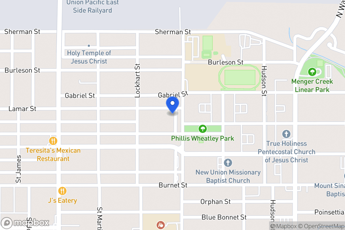Map of 1538  Lamar