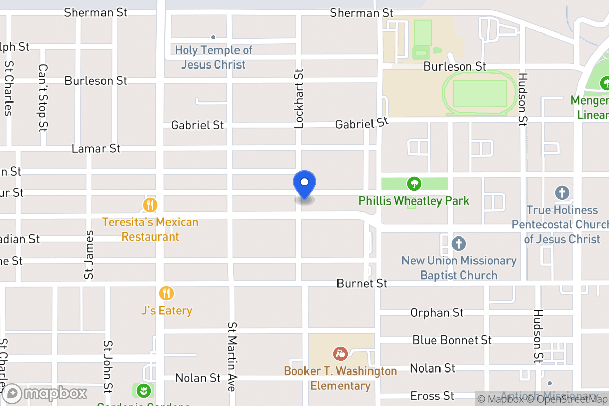 Map of 1603  Hays St