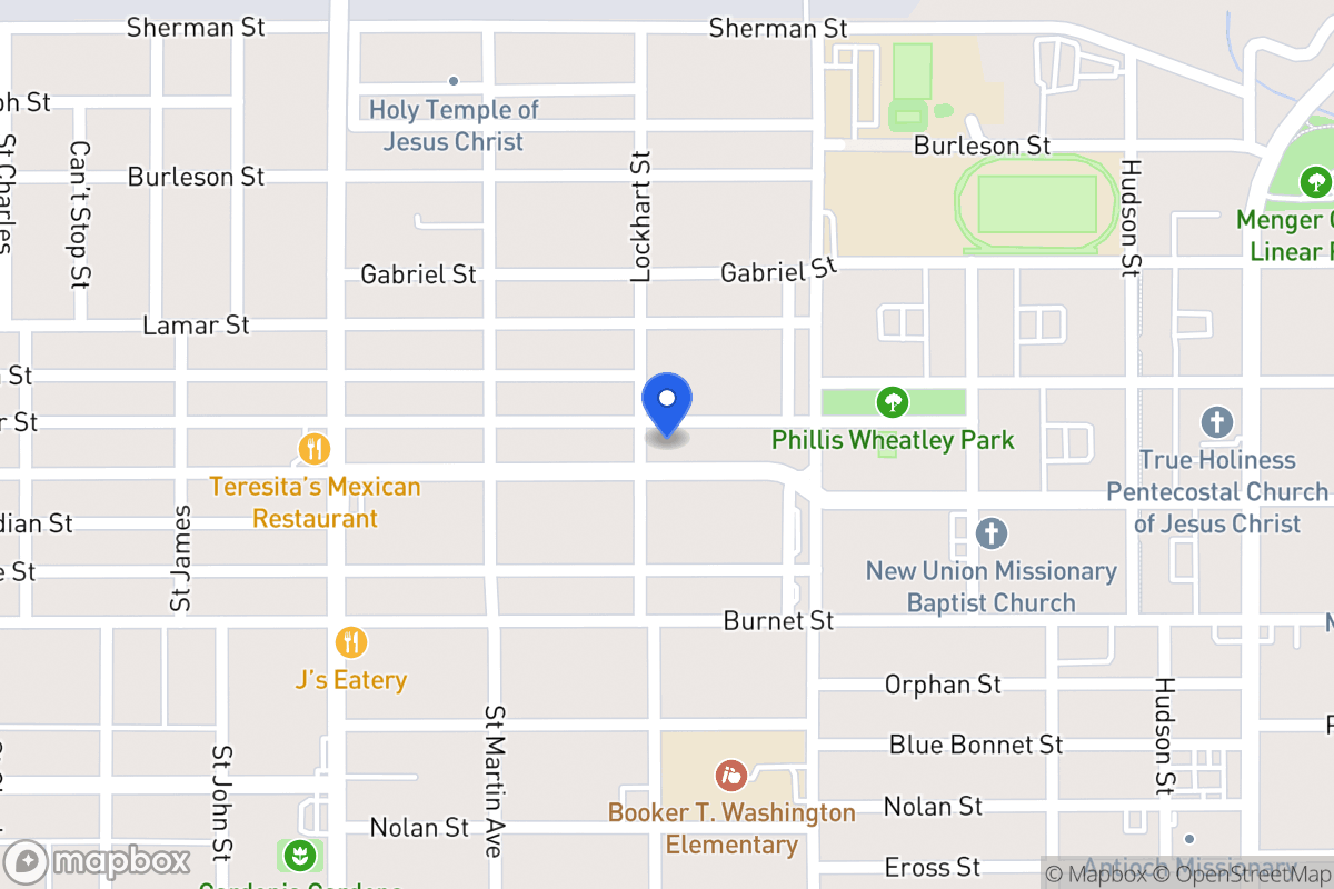 Map of 1607  Hays St