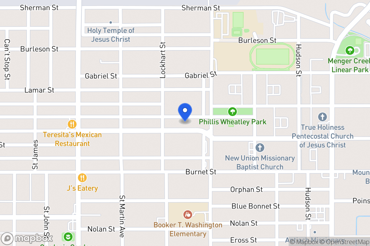 Map of 1625  Hays St