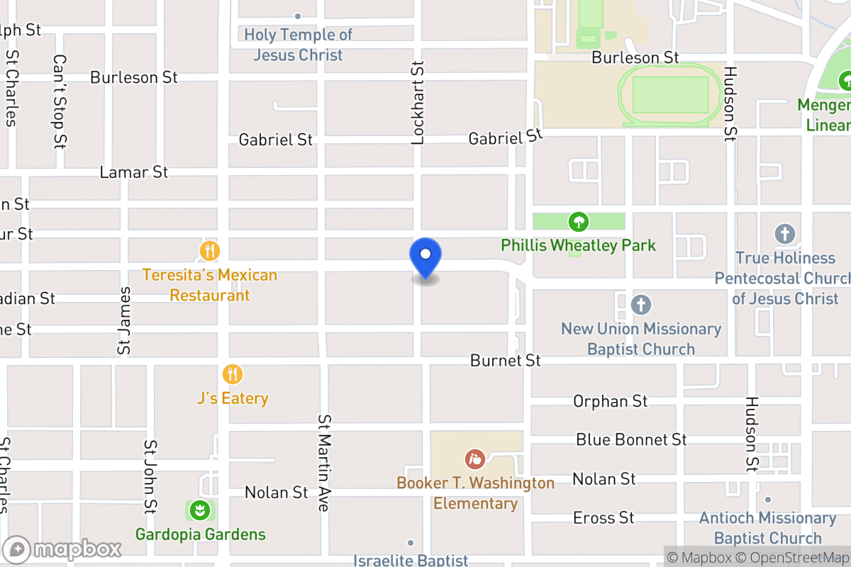 Map of 1602  Hays St