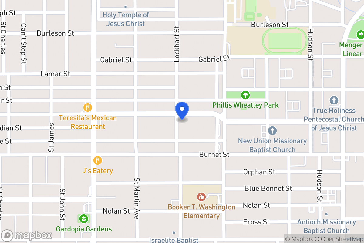 Map of 1604  Hays St