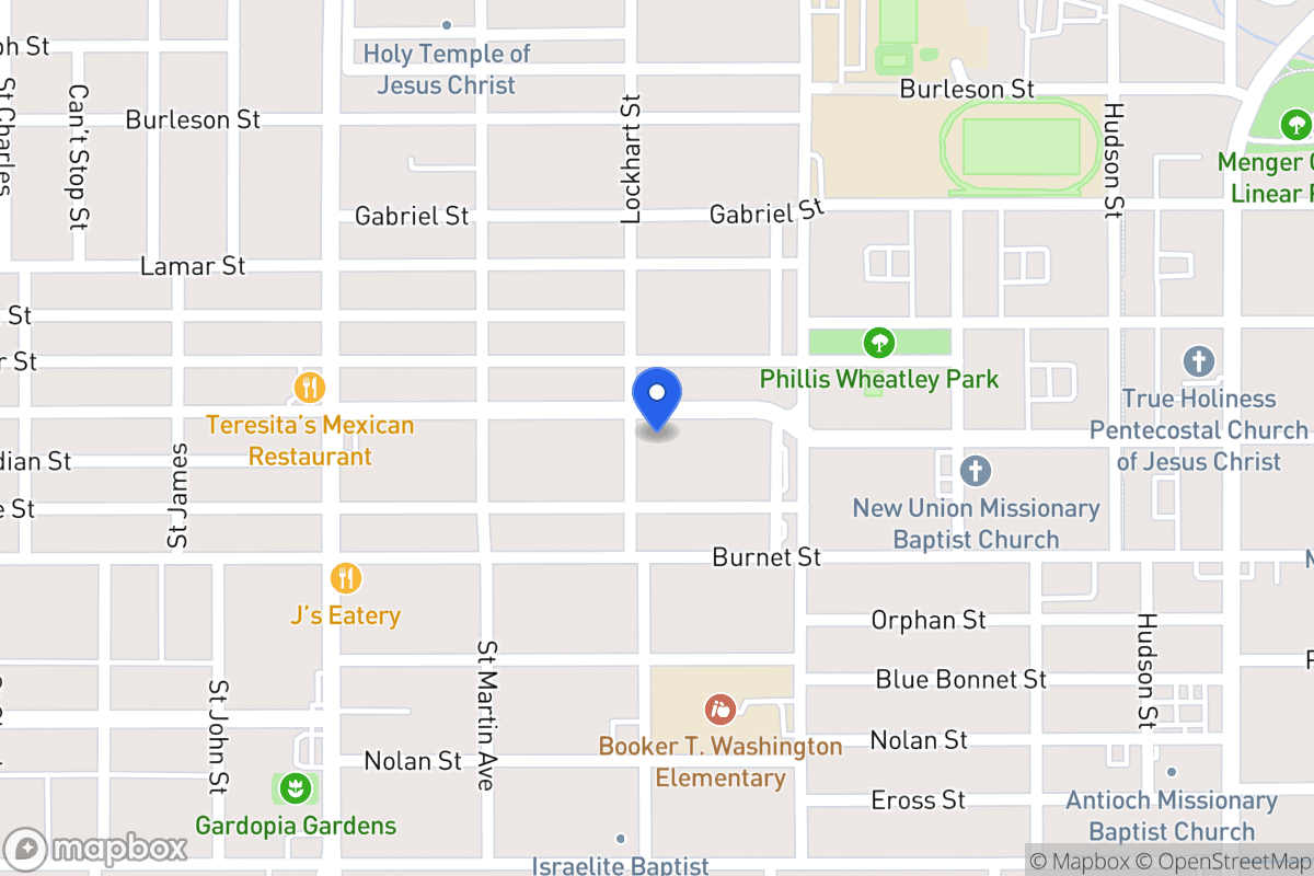 Map of 1606  Hays St