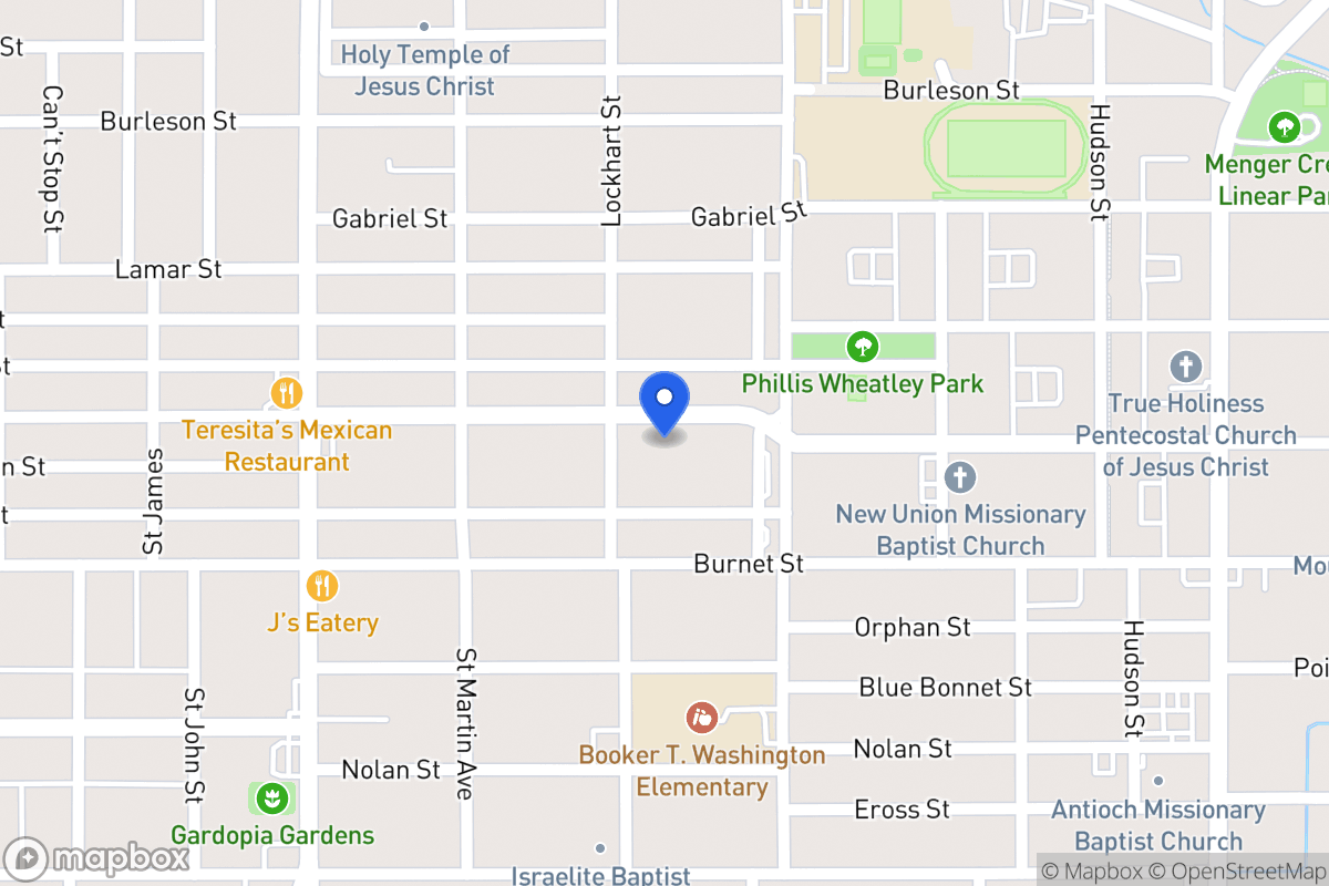 Map of 1614  Hays St