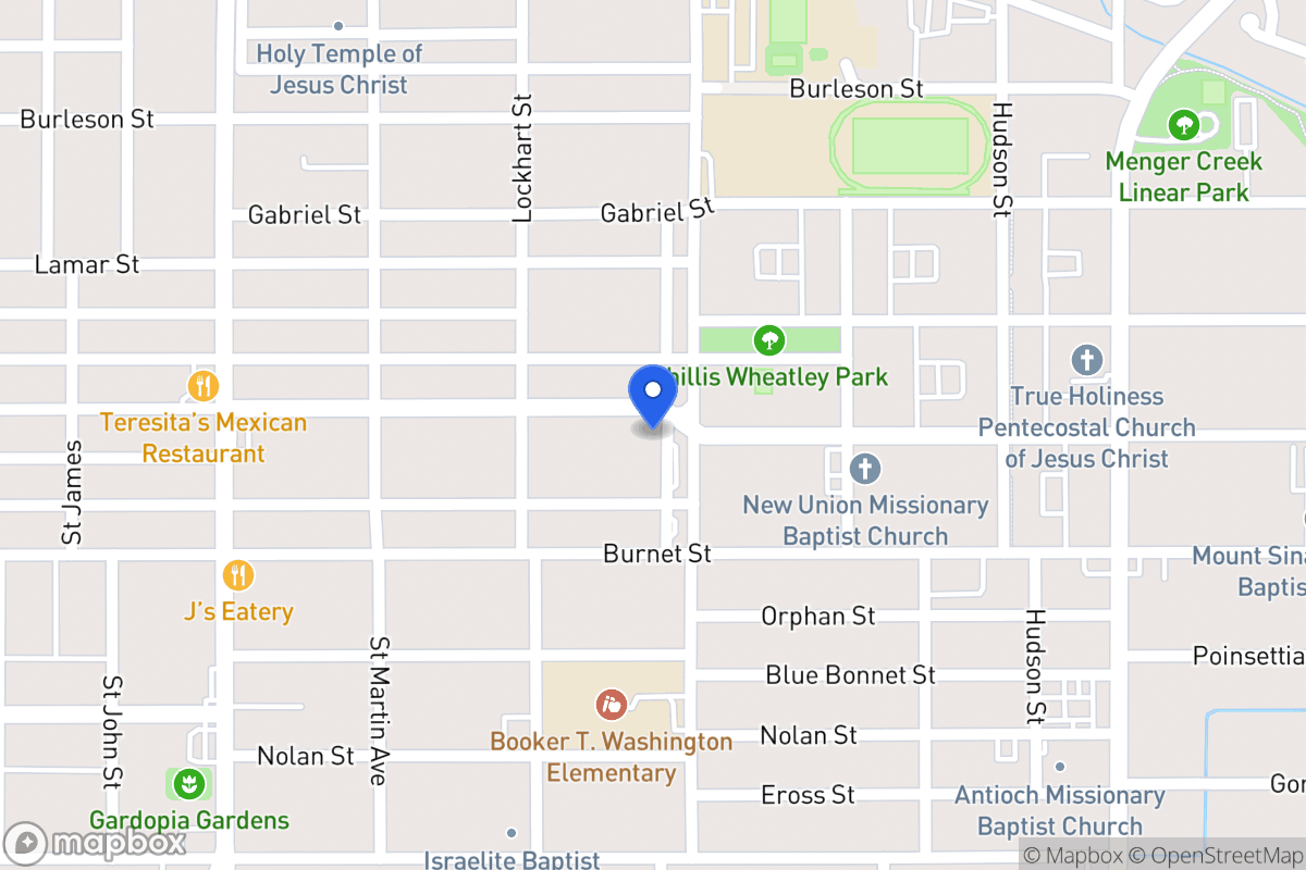 Map of 1638  Hays St