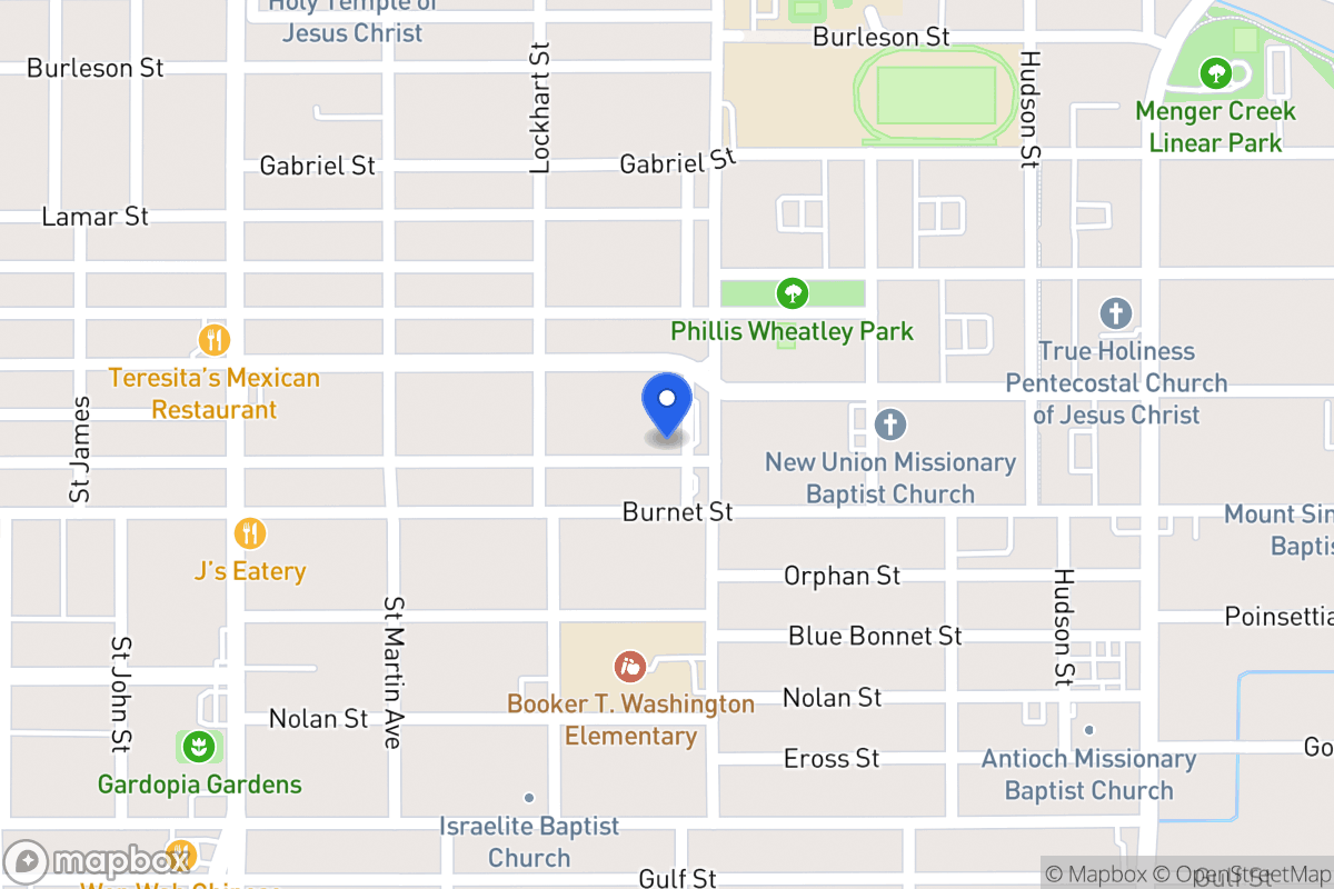 Map of 1115 N Gevers St