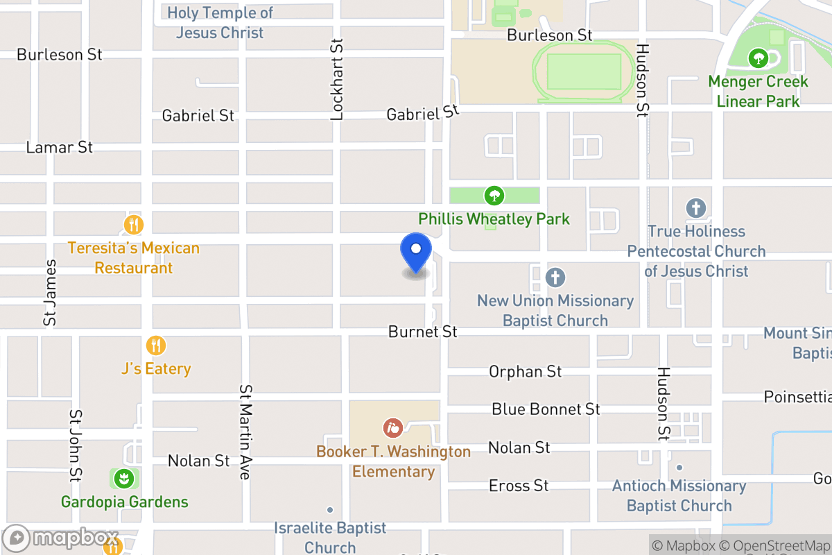 Map of 1119 N Gevers St