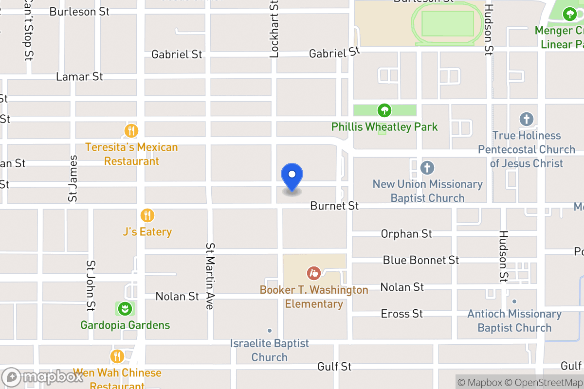 Map of 1711  Burnet St