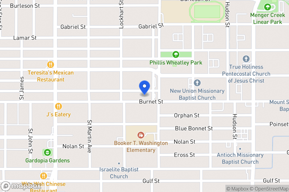 Map of 1723  Burnet St