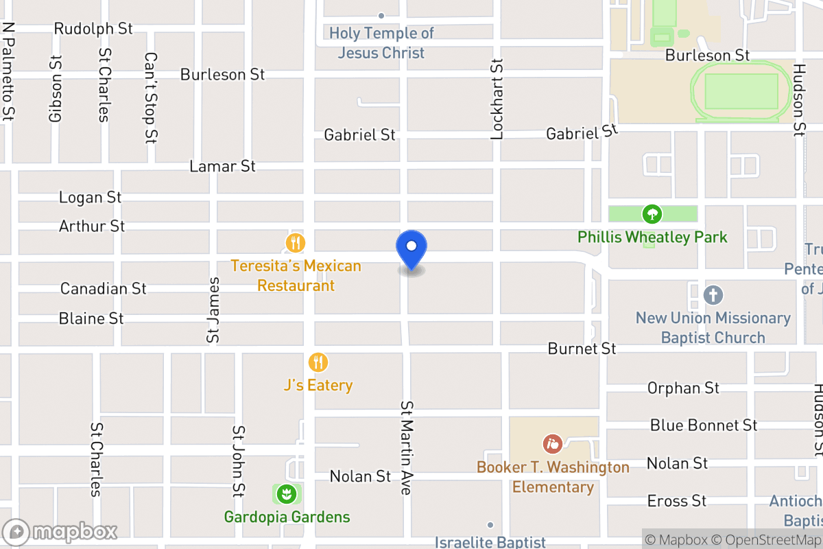 Map of 1502  Hays St