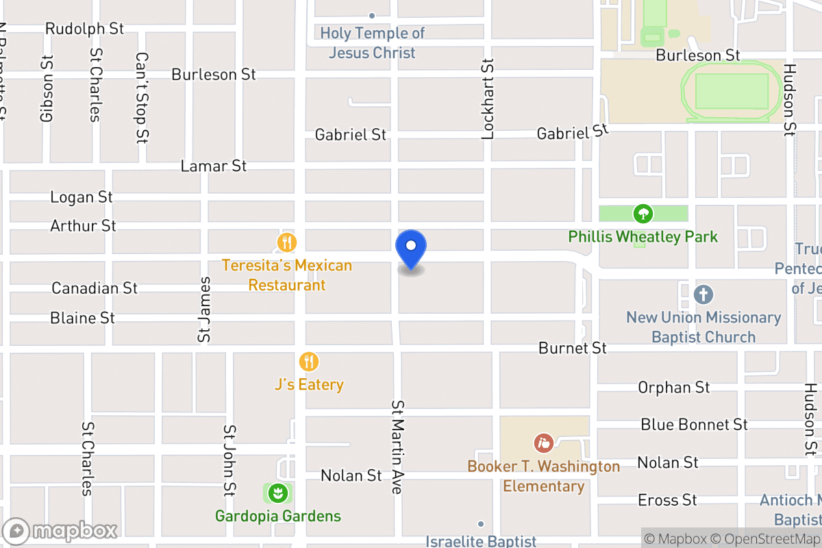 Map of 1504  Hays St