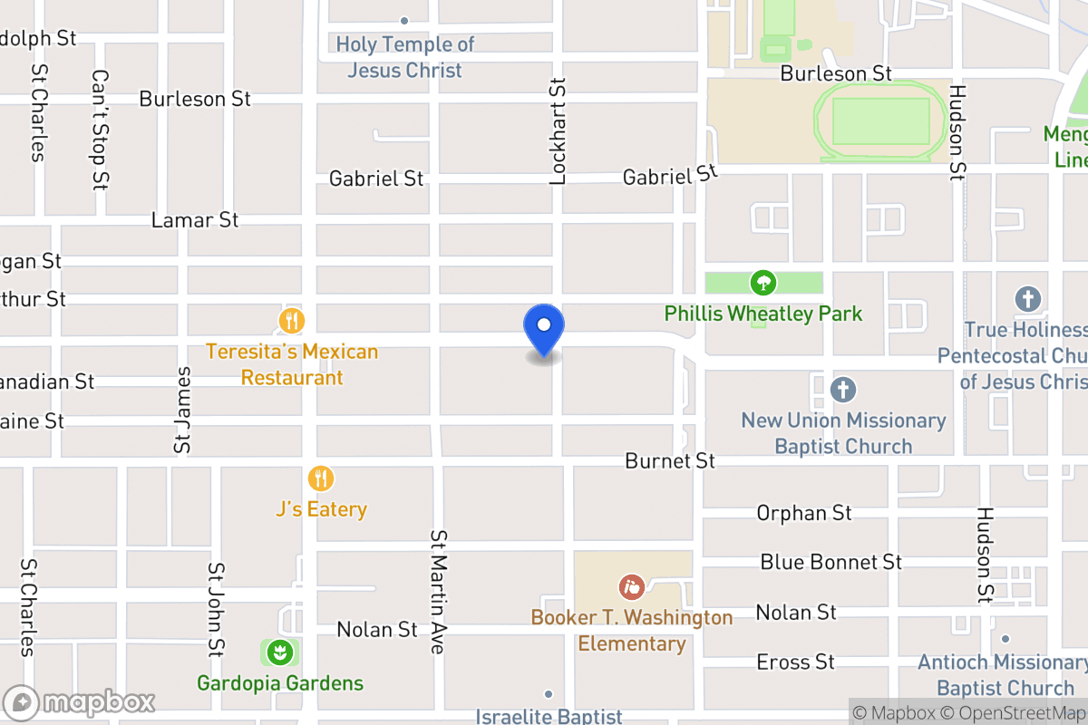 Map of 1530  Hays St