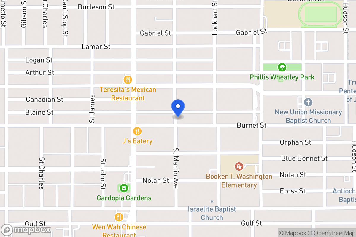 Map of 1603  Burnet St