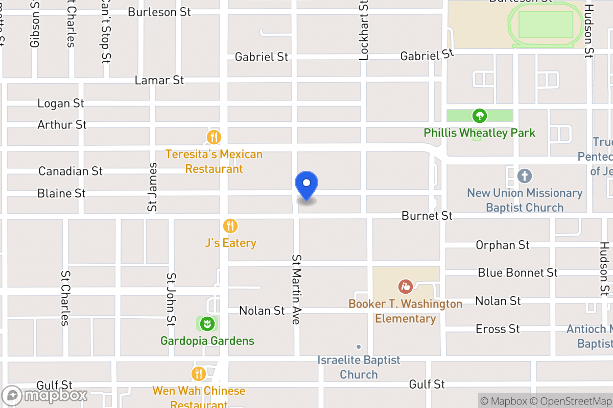 Map of 1607  Burnet St