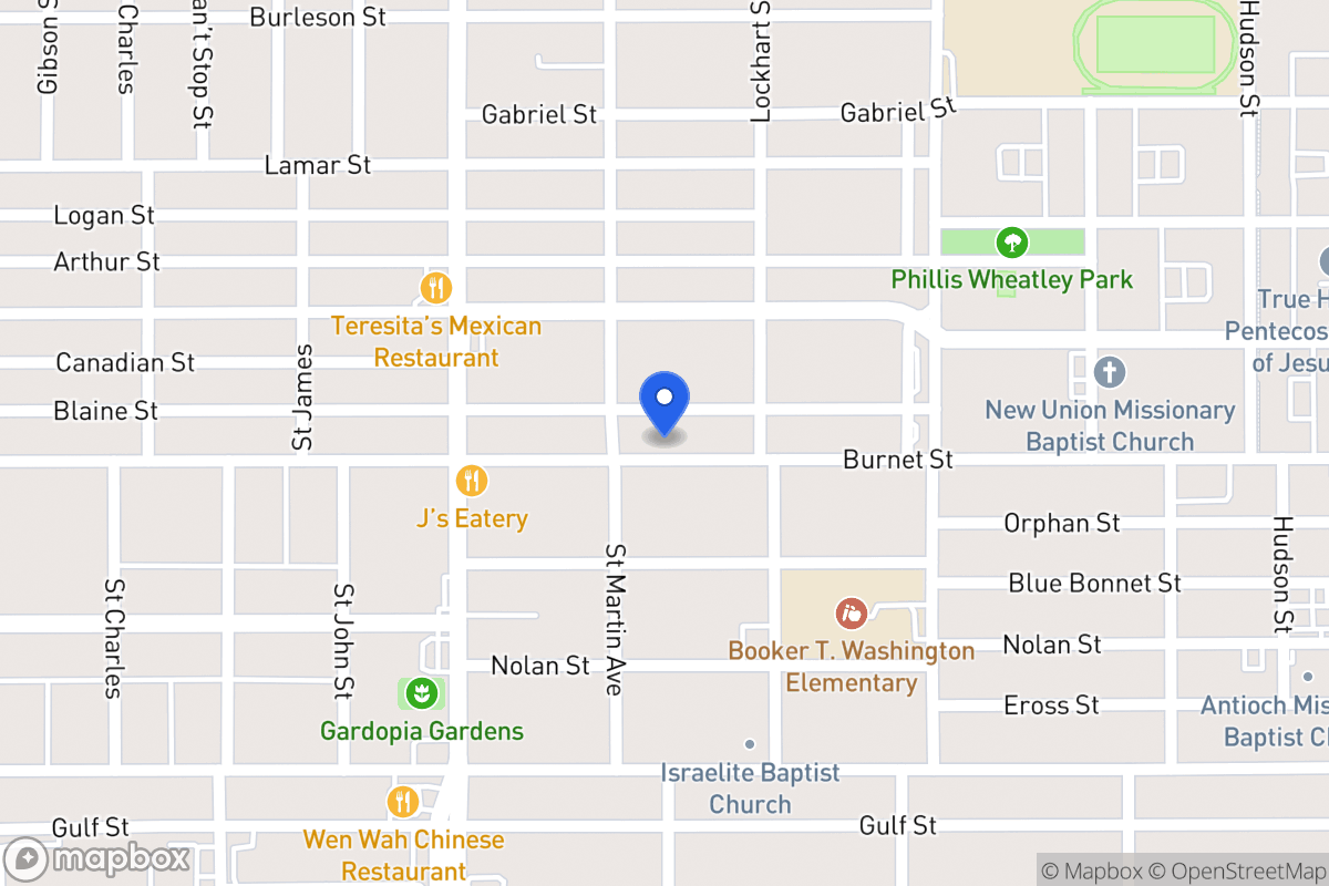 Map of 1615  Burnet St