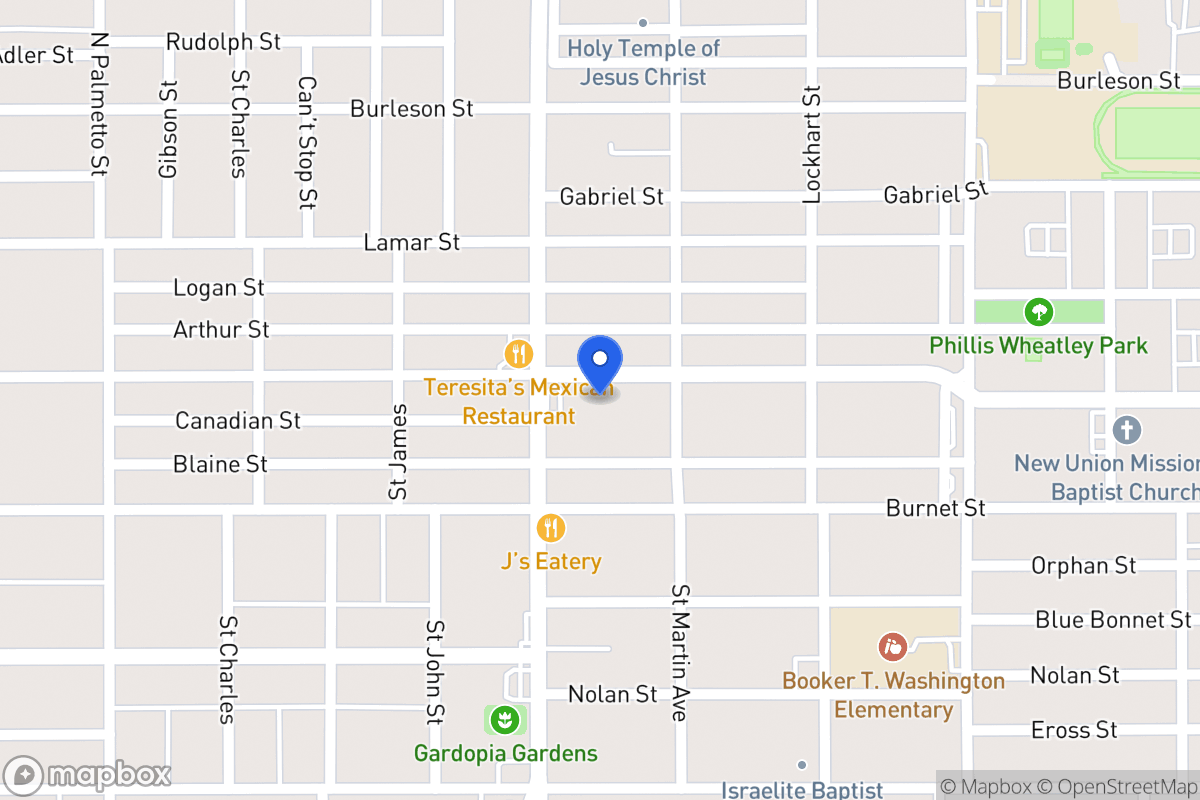 Map of 1418  Hays St