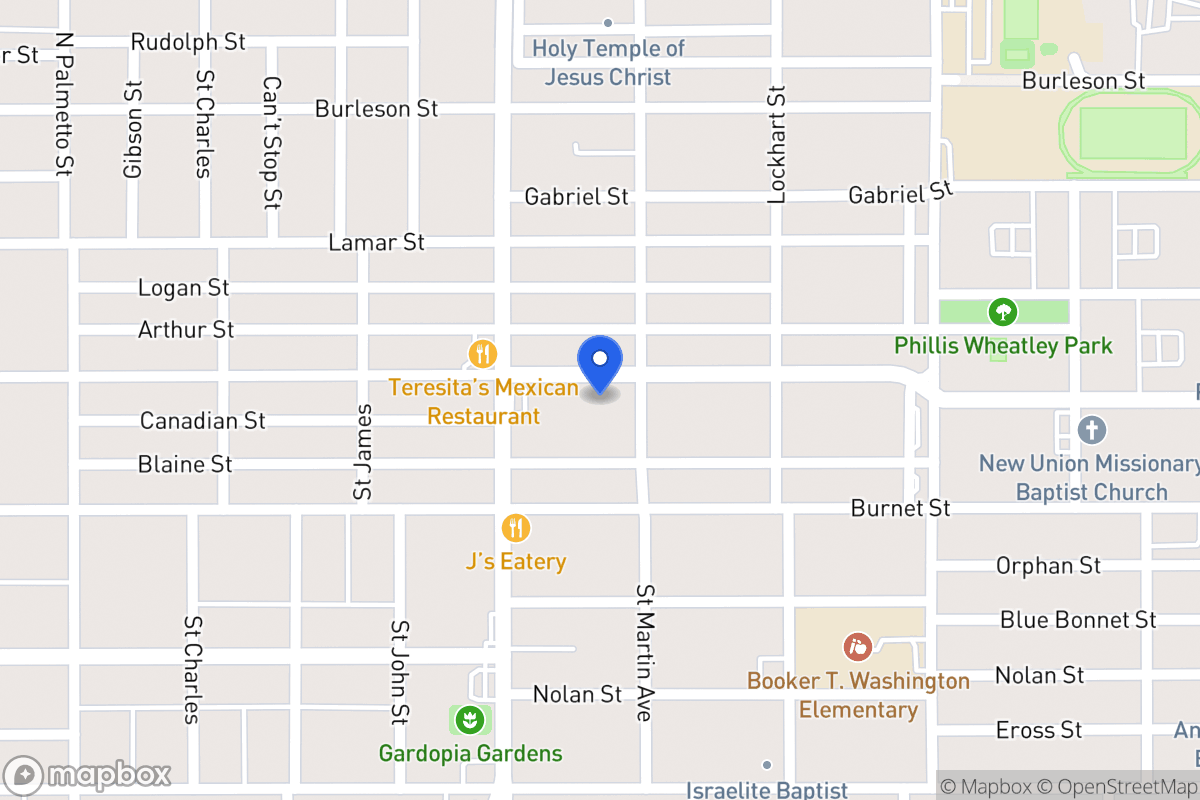Map of 1426  Hays St