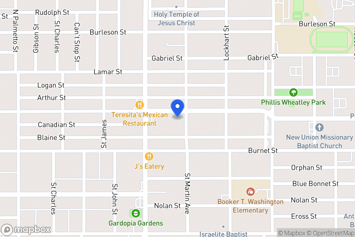 Map of 1430  Hays St