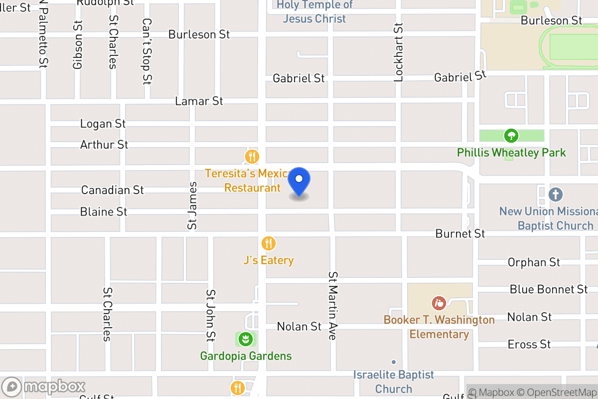Map of 411  Blaine