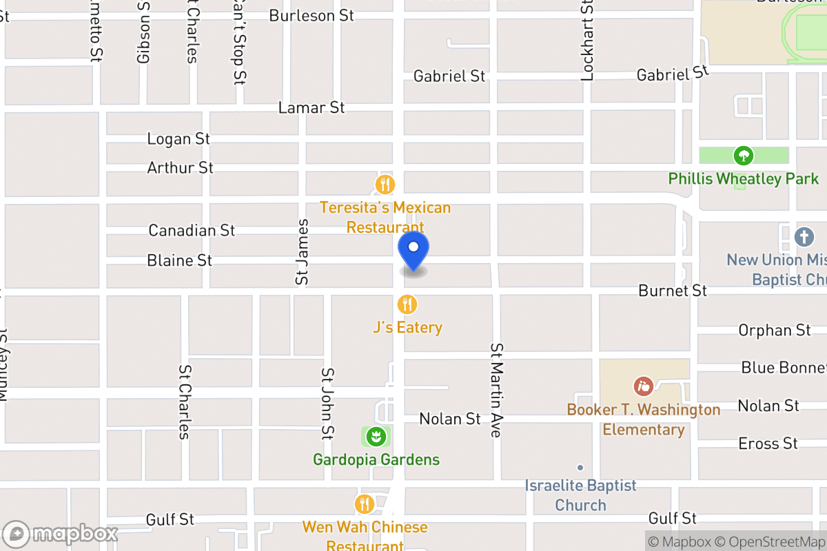 Map of 802  N New Bruanfels #1 #2 #3