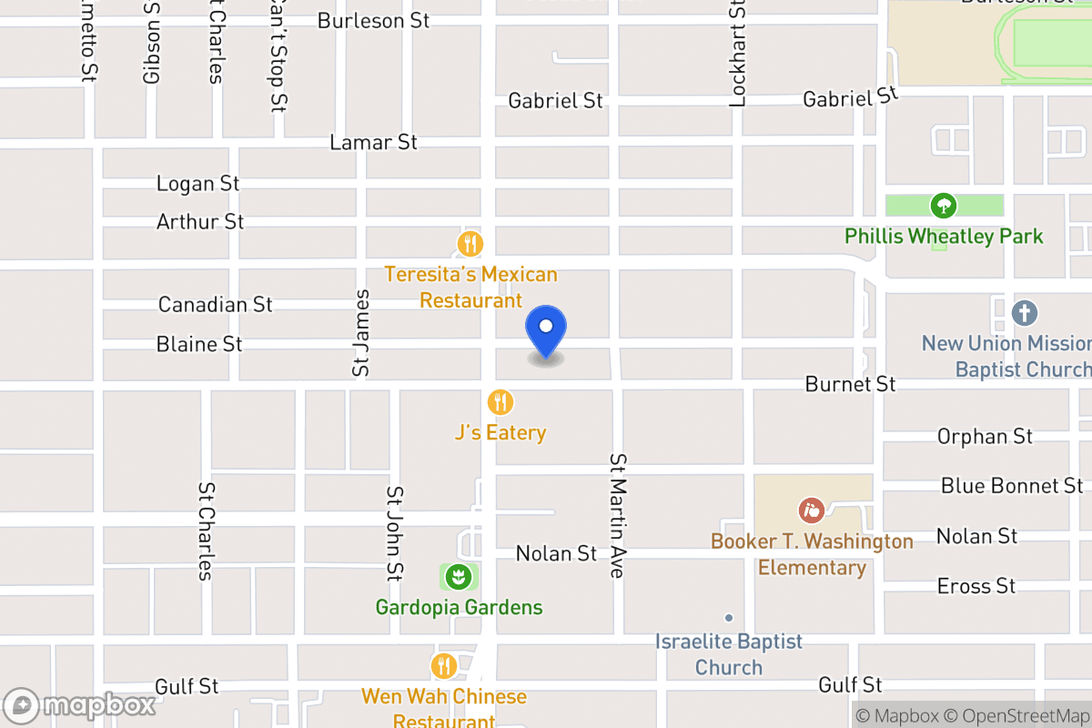 Map of 1509  Burnet St