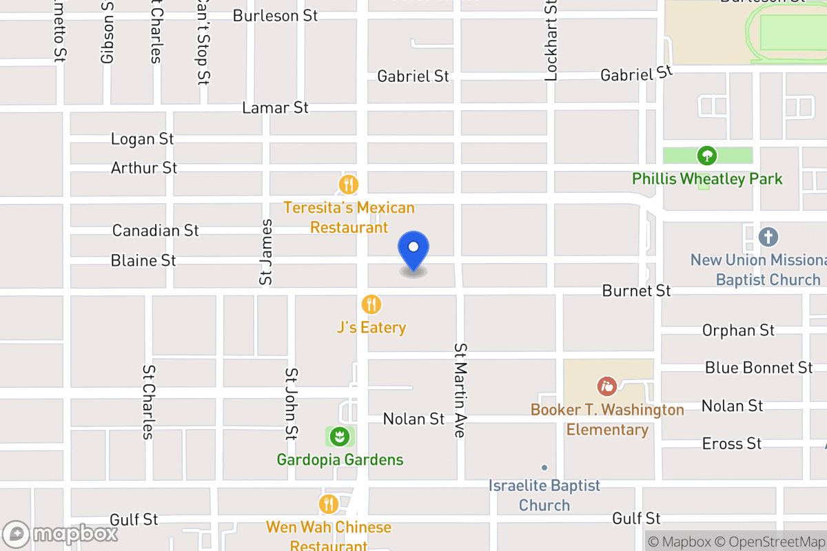 Map of 1511  Burnet St