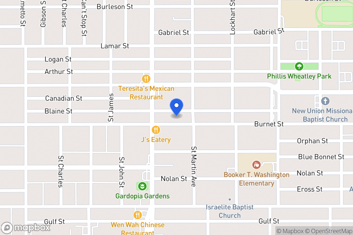 Map of 1515  Burnet St