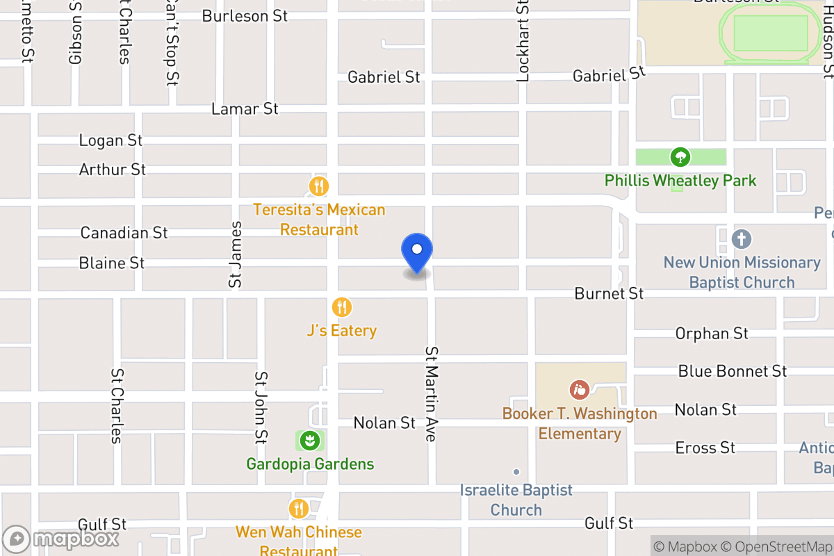 Map of 1531  Burnet St