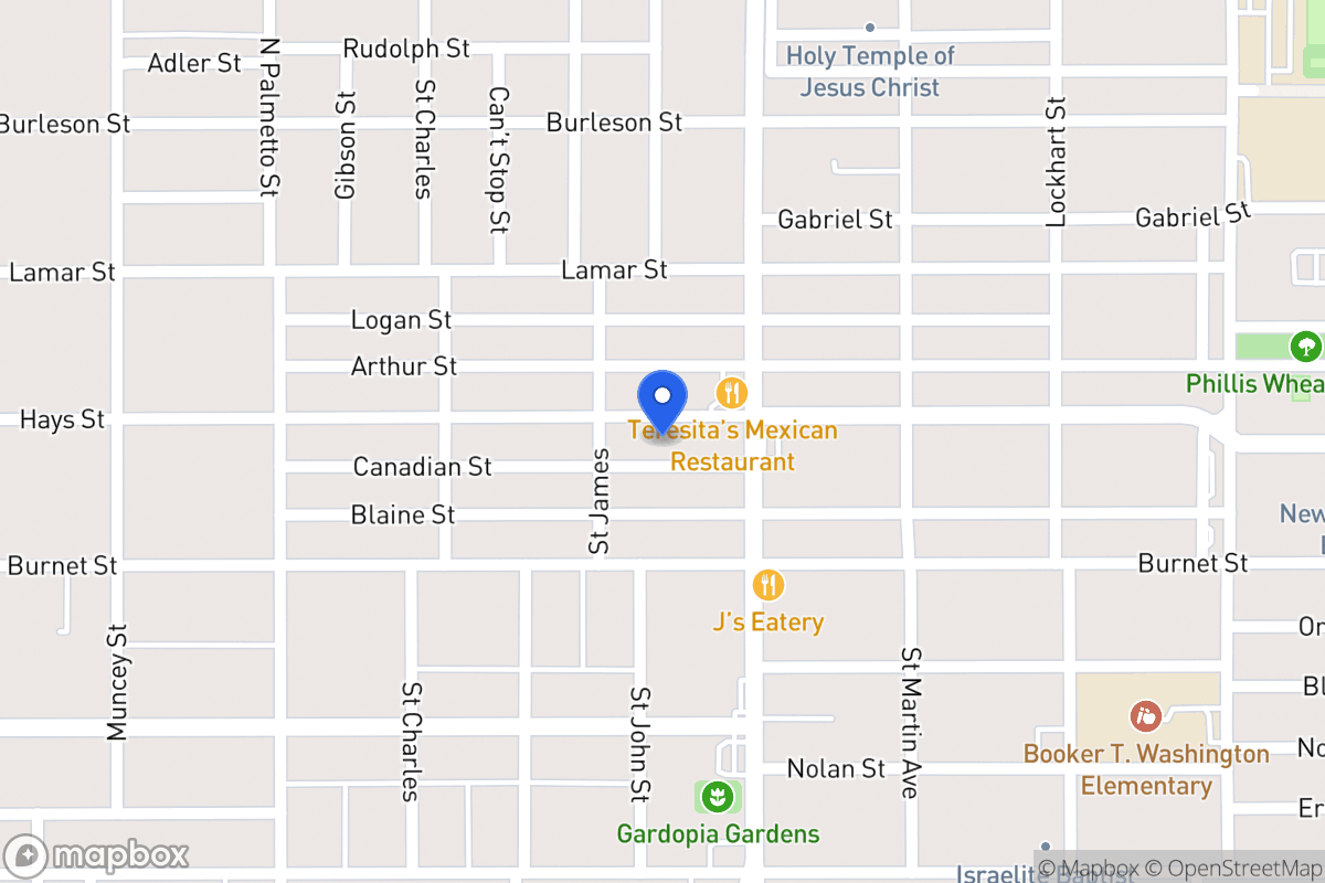 Map of 1314  Hays St