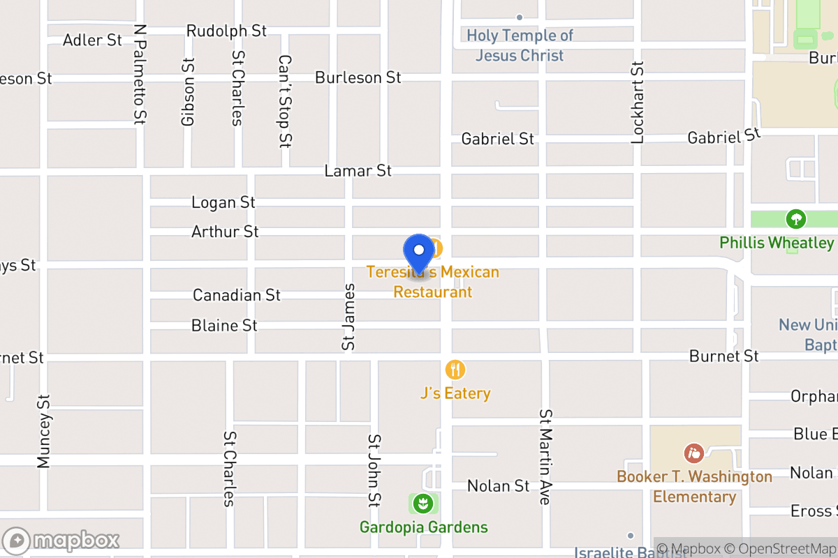 Map of 1322  Hays St