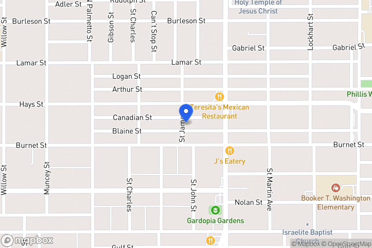 Map of 818  Saint James