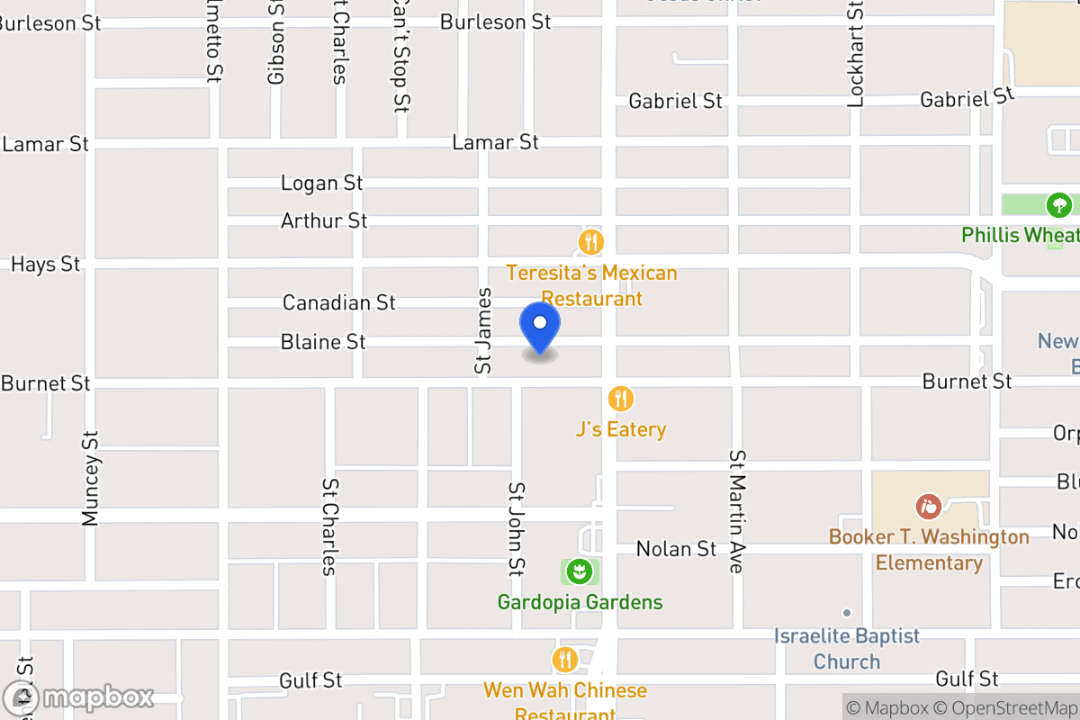 Map of 1413  Burnet St