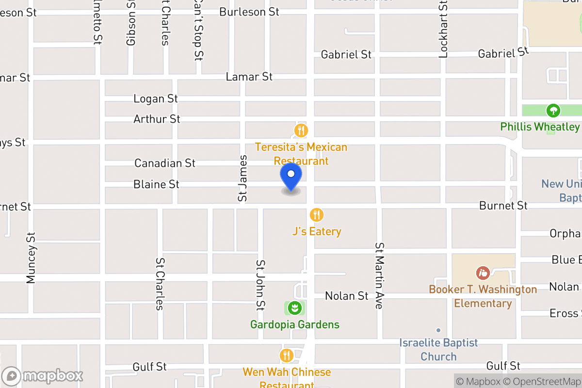 Map of 1429  Burnet St