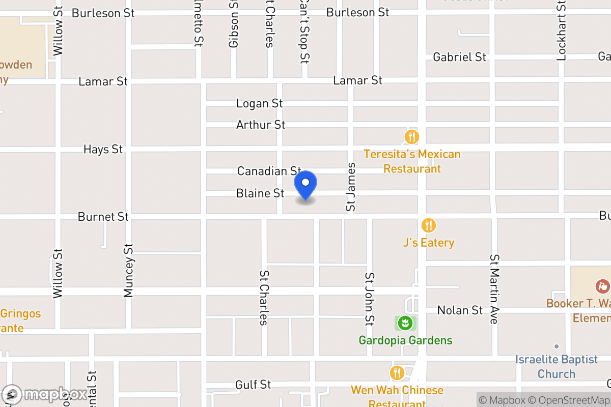Map of 1311  Burnet St