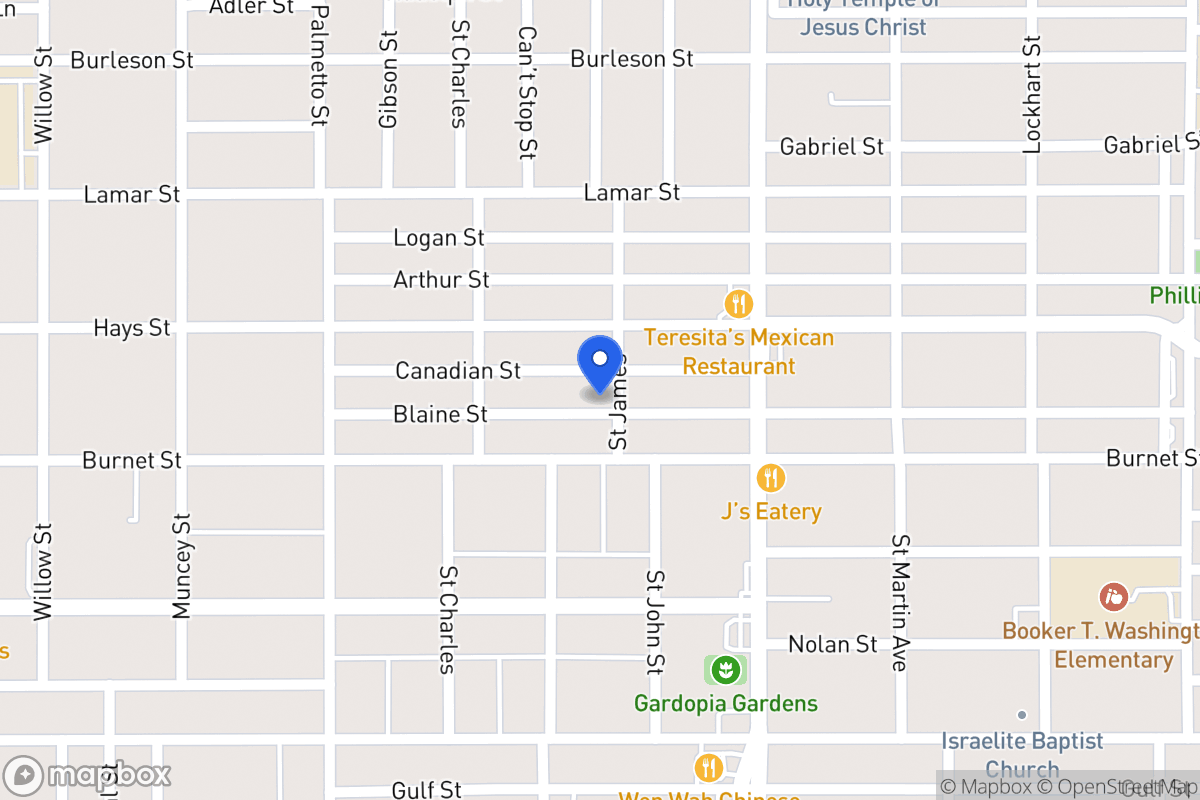 Map of 815  Saint James